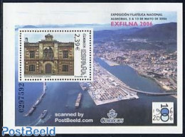 Spain 2006 Exfilna 2006, Algeciras S/s, Mint NH, Transport - Ships And Boats - Art - Architecture - Bridges And Tunnels - Ungebraucht
