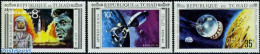 Chad 1971 Apollo Programme 3v, Mint NH, Transport - Space Exploration - Sonstige & Ohne Zuordnung