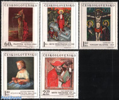 Czechoslovkia 1969 Paintings 5v, Mint NH, Art - Paintings - Sonstige & Ohne Zuordnung