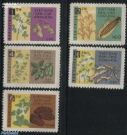Vietnam 1962 Agricultural Products 5v, Mint NH, Various - Agriculture - Landwirtschaft
