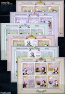 Guinea Bissau 2009 Nobel Prize Winners 1901-1906 6 M/s, Mint NH, History - Nature - Science - Netherlands & Dutch - No.. - Geography