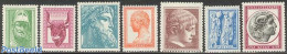 Greece 1958 Definitives 7v, Mint NH, History - Archaeology - Ongebruikt