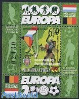 Bosnia Herzegovina - Serbian Adm. 2000 Eur. Football Games S/s, Mint NH, Sport - Various - Football - Maps - Geographie