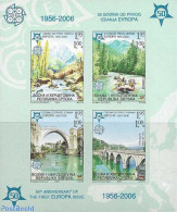 Bosnia Herzegovina - Serbian Adm. 2005 50 Years Europa Stamps S/s, Imperforated, Mint NH, History - Transport - Europa.. - Idées Européennes
