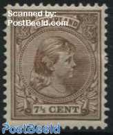 Netherlands 1891 7.5c Brown, Stamp Out Of Set, Unused (hinged) - Unused Stamps