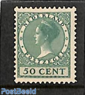 Netherlands 1926 50c, Perf. 12.5, Stamp Out Of Set, Unused (hinged) - Neufs