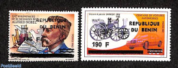 Benin 1990 Overprints 2v, Mint NH - Unused Stamps