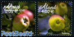 Aland 2011 Definitives, Fruits 2v, Mint NH, Nature - Fruit - Frutta