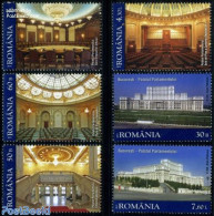 Romania 2011 Palace Of The Parliament 6v, Mint NH, Art - Castles & Fortifications - Nuevos