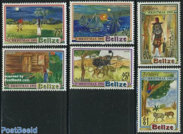 Belize/British Honduras 1991 Christmas, Fairy Tales 6v, Mint NH, Religion - Transport - Christmas - Ships And Boats - .. - Christmas