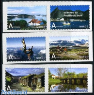Norway 2007 Tourism 6v S-a, Mint NH, Sport - Transport - Various - Cycling - Ships And Boats - Tourism - Art - Bridges.. - Neufs