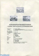 Austria 1971 NAT ENTERPRISE BLACKPRINT, Mint NH, Science - Transport - Chemistry & Chemists - Ships And Boats - Ungebraucht