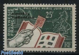French Polynesia 1964 Philatec 1v, Mint NH, Philately - Stamps On Stamps - Unused Stamps