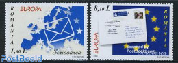 Romania 2008 Europa, The Letter 2v, Mint NH, History - Various - Europa (cept) - Europa Hang-on Issues - Stamps On Sta.. - Unused Stamps