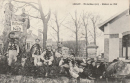 CHOLET Mi-carême 1913 Retour Au Nid Quartier Gare - Cholet