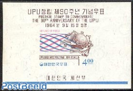 Korea, South 1964 90 Years UPU S/s, Mint NH, U.P.U. - U.P.U.