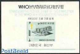 Korea, South 1966 WHO S/s, Mint NH, Health - Health - Corea Del Sur