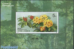 China People’s Republic 1991 Flowers S/s, Mint NH, Nature - Flowers & Plants - Ongebruikt