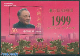 China People’s Republic 2000 The Year 2000 S/s, Deng Xiao Ping Overprint, Mint NH, History - Politicians - Neufs