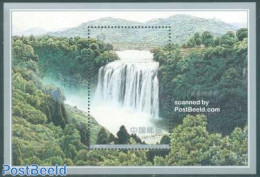 China People’s Republic 2001 Huangguoshu Fall S/s, Mint NH, Nature - Water, Dams & Falls - Unused Stamps