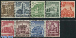Germany, Empire 1940 Winter Aid 9v, Mint NH, Art - Architecture - Unused Stamps