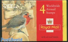 Great Britain 1995 Christmas Booklet (4x60p), Mint NH, Nature - Religion - Birds - Christmas - Stamp Booklets - Other & Unclassified
