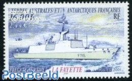 French Antarctic Territory 2001 La Fayette 1v, Mint NH, Transport - Ships And Boats - Nuevos