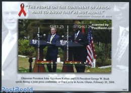 Ghana 2008 President Bush Visit S/s, Mint NH, History - American Presidents - Autres & Non Classés