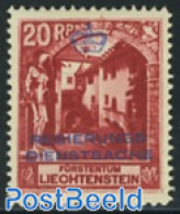 Liechtenstein 1932 20Rp, On Service, Perf. 11.5, Stamp Out Of Set, Mint NH - Andere & Zonder Classificatie
