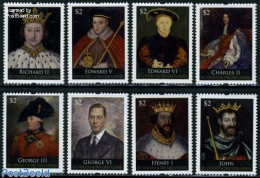 Saint Vincent 2010 King & Queens Of England 8v, Mint NH, History - Kings & Queens (Royalty) - Case Reali