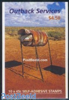 Australia 2001 Outback Services Booklet, Mint NH, Science - Transport - Telecommunication - Stamp Booklets - Automobil.. - Unused Stamps