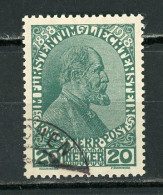 LIECHTENSTEIN - JEAN II - N° Yvert 8 Obli. - Used Stamps