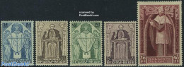 Belgium 1932 Cardinal Mercier 5v, Mint NH, Religion - Religion - Ongebruikt