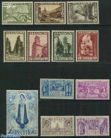 Belgium 1933 Orval Abbey 12v, Unused (hinged), Religion - Cloisters & Abbeys - Religion - Art - Architecture - Nuevos