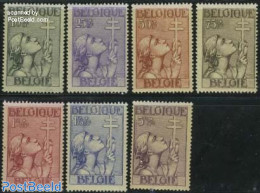 Belgium 1933 Anti Tuberculosis 7v, Unused (hinged), Health - Anti Tuberculosis - Health - Unused Stamps