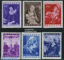 Belgium 1949 Paintings 6v, Mint NH, Art - Paintings - Unused Stamps