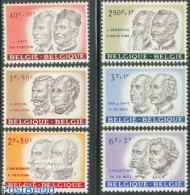 Belgium 1961 Culture, Portraits 6v, Mint NH, Performance Art - Music - Art - Authors - Unused Stamps