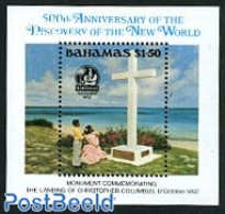 Bahamas 1992 Discovery Of America S/s, Mint NH, History - Religion - Explorers - Religion - Onderzoekers