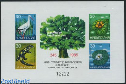 Bulgaria 1986 Nature Conservation Imperforated S/s, Mint NH, Nature - Birds - Environment - Flowers & Plants - Nationa.. - Ongebruikt