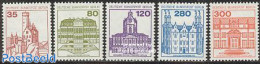 Germany, Berlin 1982 Definitives, Castles 5v, Mint NH, Art - Castles & Fortifications - Neufs