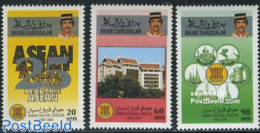 Brunei 1992 ASEAN 3v, Mint NH - Brunei (1984-...)