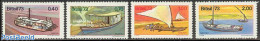 Brazil 1973 Boats 4v, Mint NH, Transport - Ships And Boats - Nuevos