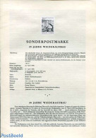 Austria 1965 REBUILDING 1V  BLACKPRINT, Mint NH - Ungebraucht