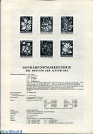 Austria 1966 ALPENFLORA 6V  BLACKPRINT, Mint NH, Nature - Flowers & Plants - Ongebruikt