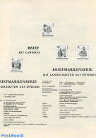 Austria 1973 DEFINITIVES 4V BLACKPRINT, Mint NH, Transport - Ships And Boats - Castles & Fortifications - Unused Stamps