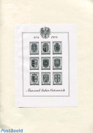 Austria 1976 WEAPONS 9V     BLACKPRINT, Mint NH, History - Coat Of Arms - Neufs
