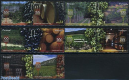 Portugal 2008 Wine 10v (5x[:]), Mint NH, Nature - Various - Fruit - Wine & Winery - Agriculture - Nuovi