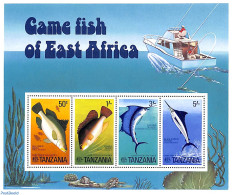 Tanzania 1977 Sport Fishing S/s, Mint NH, Nature - Fish - Fishing - Fische