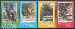 Turkish Cyprus 1993 Old Trees 4v, Mint NH, Nature - Trees & Forests - Rotary, Club Leones