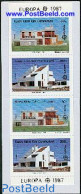 Turkish Cyprus 1987 Europa Booklet, Mint NH, History - Europa (cept) - Stamp Booklets - Art - Modern Architecture - Ohne Zuordnung